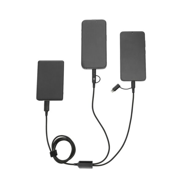 BERTOZZI. Superfast 6-in-1 USB cable made of aluminium and recycled PET