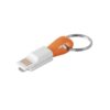 RIEMANN. USB cable with 2 in 1 connector in ABS and PVC