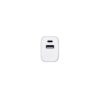 WEGENER. Power adapter with USB-A port 18W and USB-C 20W in recycled ABS (100% rABS)