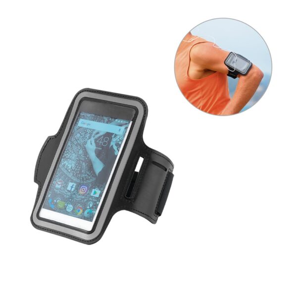 CONFOR. Sports armband in PU and softshell for 6'5" smartphone