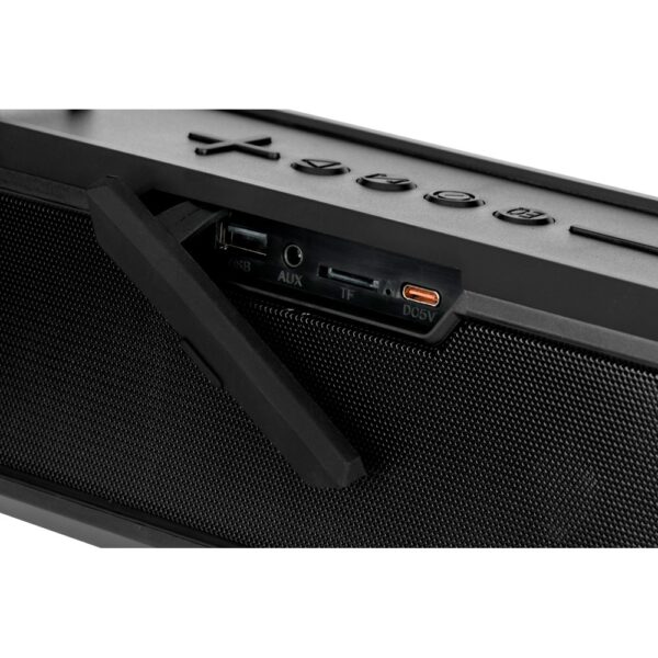 Timberlake. 16W portable speaker with 6h of battery life in ABS