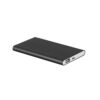 MARCET. Power bank slim 4'000 mAh in recycled aluminium (100% rAL) and recycled ABS (100% rABS)