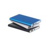 MARCET. Power bank slim 4'000 mAh in recycled aluminium (100% rAL) and recycled ABS (100% rABS)