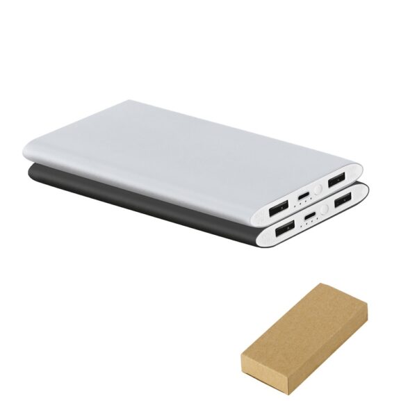 NOBEL. Power bank 7.200 mAh in recycled aluminium (100% rAL)