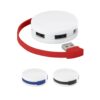 GARDNER. HUB with cable and 4 USB-A ports in ABS