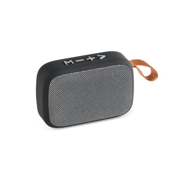 GANTE. Portable 3W speaker with 2h battery life in polyester and ABS