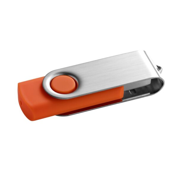 CLAUDIUS 4GB. 4 GB USB flash drive with metal clip
