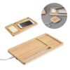 MOTT. Desktop organiser with 15W wireless charger in bamboo and ABS