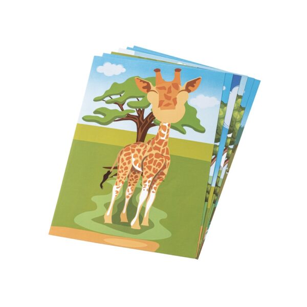 MADAGASCAR. Sticker set with six sheets