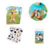 MADAGASCAR. Sticker set with six sheets