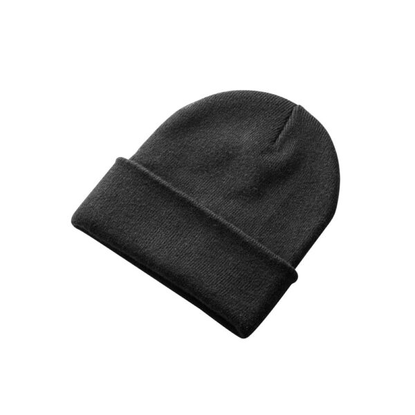 CARL. Recycled polyester (100% rPET) double-layered soft knit unisex beanie