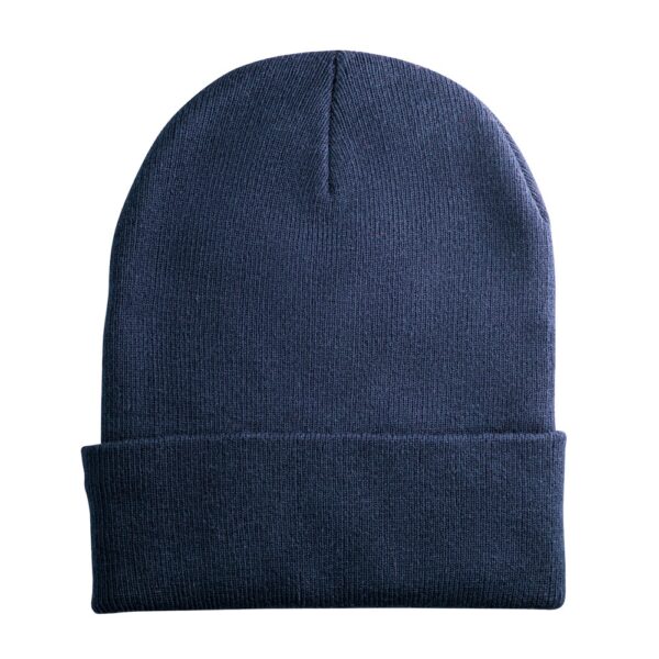 CARL. Recycled polyester (100% rPET) double-layered soft knit unisex beanie