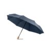RIVER. Telescopic umbrella in 190T recycled polyester (100% rPET) pongee with automatic opening and closing