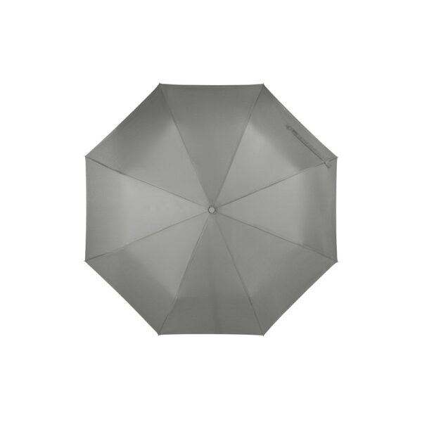 RIVER. Telescopic umbrella in 190T recycled polyester (100% rPET) pongee with automatic opening and closing