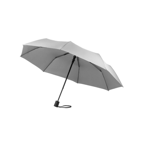 CIMONE. Telescopic umbrella in recycled polyester (100% rPET) 190T pongee with automatic opening