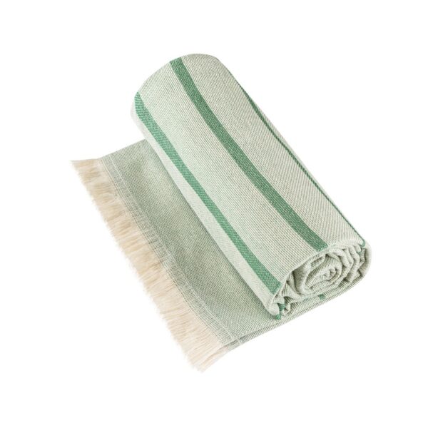 CAPLAN. Multifunctional towel made of light and resistant cotton (90%) and recycled cotton (10%)