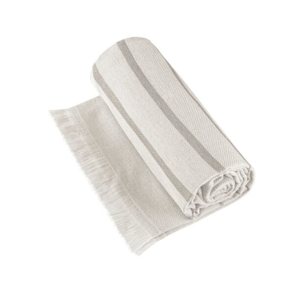 CAPLAN. Multifunctional towel made of light and resistant cotton (90%) and recycled cotton (10%)