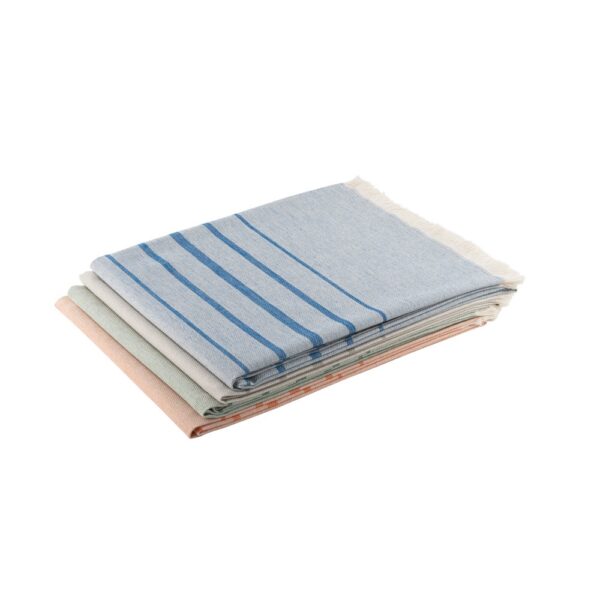 CAPLAN. Multifunctional towel made of light and resistant cotton (90%) and recycled cotton (10%)