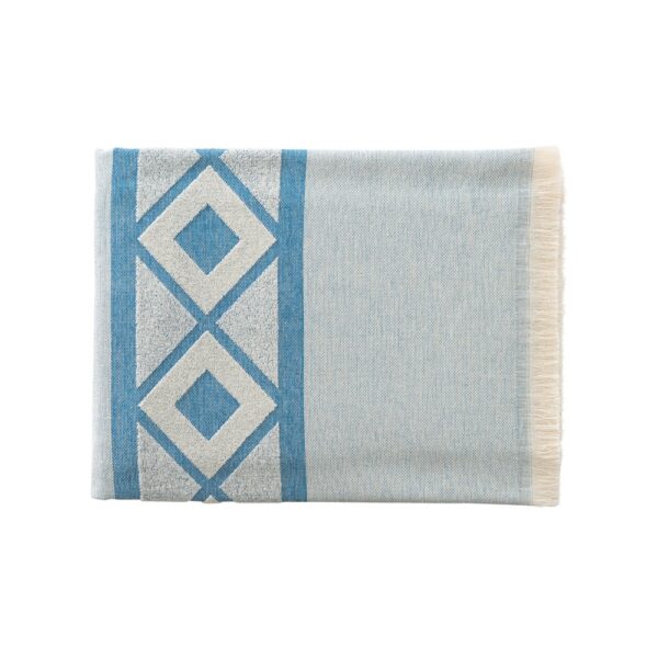 MALEK. Multifunctional bath towel (350g/m²) made of light and resistant cotton (85%) and recycled cotton (15%)