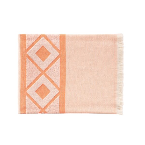 MALEK. Multifunctional bath towel (350g/m²) made of light and resistant cotton (85%) and recycled cotton (15%)