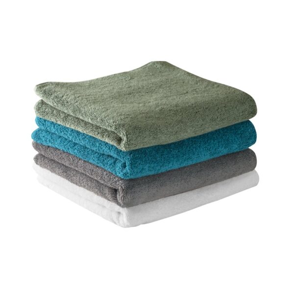 BARDEM M. Face towel (500 g/m²) in cotton (82%) and recycled cotton (18%)
