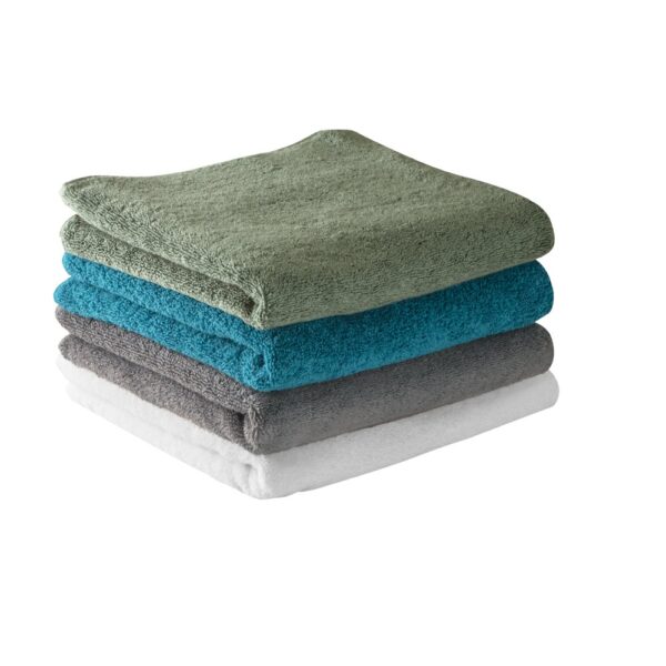 BARDEM S. Hand towel (350 g/m²) in cotton (82%) and recycled cotton (18%)