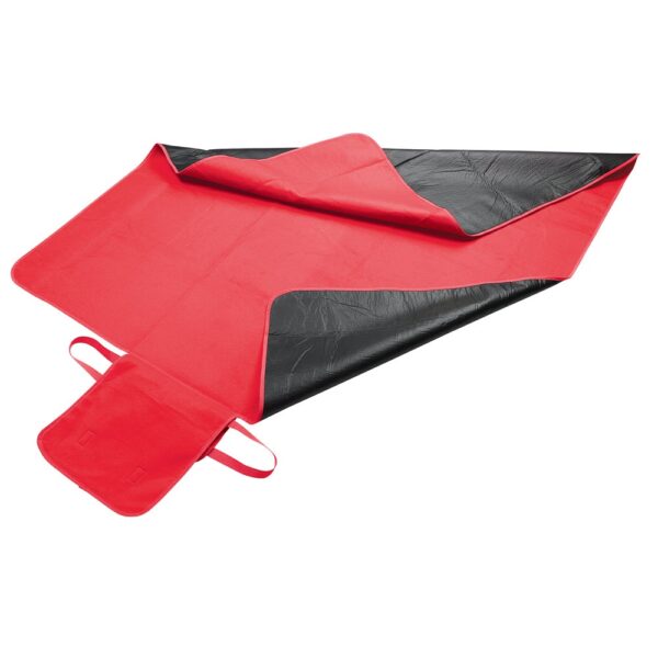 FLEECE. Fleece blanket with handle and strap (160 g/m²)
