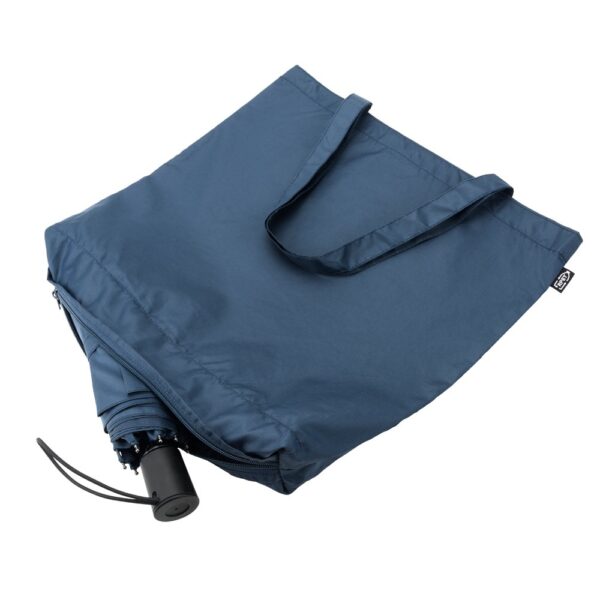 SKYLAR. 2-in-1 umbrella with recycled polyester shopping bag included