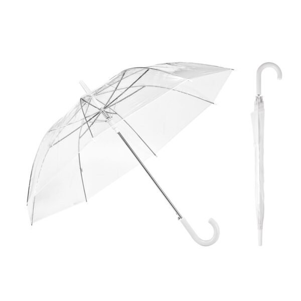 NICHOLAS. Transparent POE umbrella with automatic opening