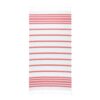 SARDENHA. Beach towel in cotton (70% recycled) and polyester (30% recycled) (180 g/m²)