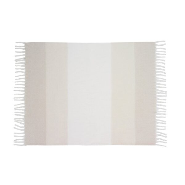 COMFY. Blanket in recycled polyester (100% rPET) (300 g/m²), with a mohair feel