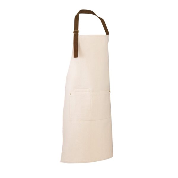 HOLM. 100% cotton canvas apron (320 g/m²) with metal details