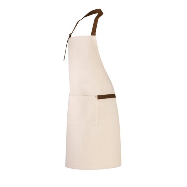 HOLM. 100% cotton canvas apron (320 g/m²) with metal details
