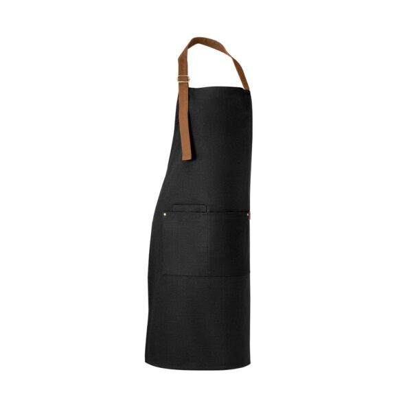 VESPER. 100% cotton canvas apron (300 g/m²) with metal details