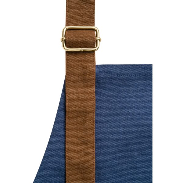 VESPER. 100% cotton canvas apron (300 g/m²) with metal details