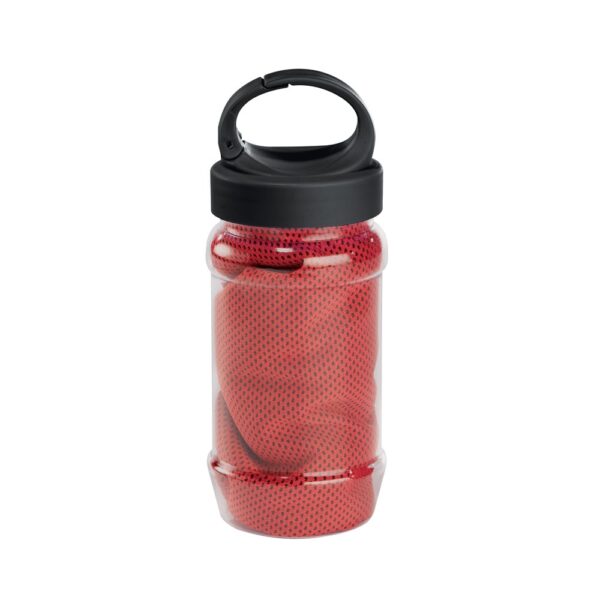 ARTX PLUS. Set with a PP and PET bottle and a polyamide and polyester sports towel