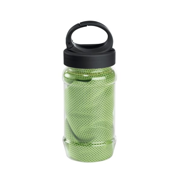 ARTX PLUS. Set with a PP and PET bottle and a polyamide and polyester sports towel