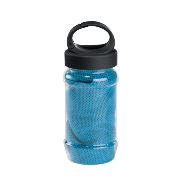 ARTX PLUS. Set with a PP and PET bottle and a polyamide and polyester sports towel