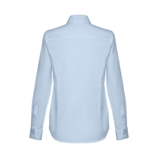 11176_124-b THC TOKYO WOMEN II. Women's long-sleeved oxford shirt with pearl coloured buttons