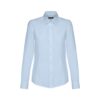 11176_set THC TOKYO WOMEN II. Women's long-sleeved oxford shirt with pearl coloured buttons