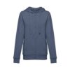 11180_set THC AMSTERDAM WOMEN II. Women's hoodie in cotton and polyester with full zip