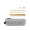 NOMAD. Multi-purpose case in recycled felt (100% rPET) with ruler, pencils, rubber and sharpener