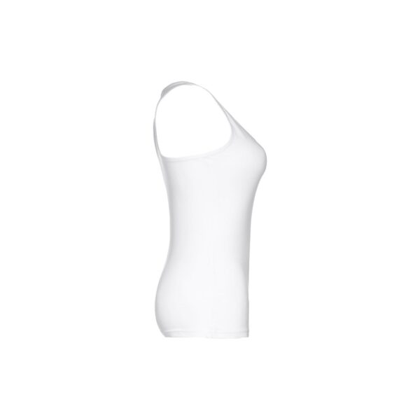 THC TIRANA WH. Women's sleeveless cotton T-shirt. White
