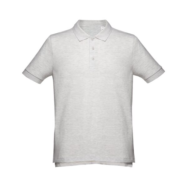 30131_196 THC ADAM. Men's short-sleeved cotton polo shirt
