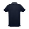 THC ROME. Men's Polo Shirt with contrast colour trim and buttons