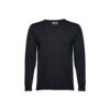 THC MILAN. Men's V-neck pullover in cotton and polyamide