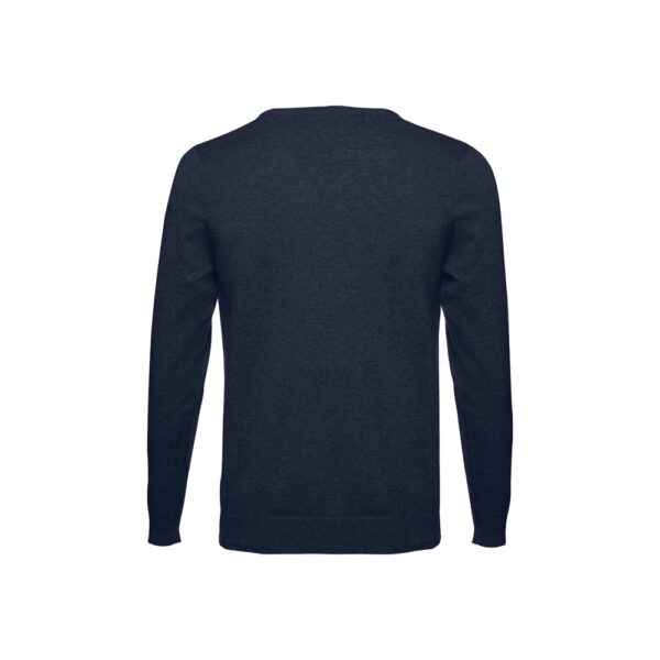 THC MILAN. Men's V-neck pullover in cotton and polyamide