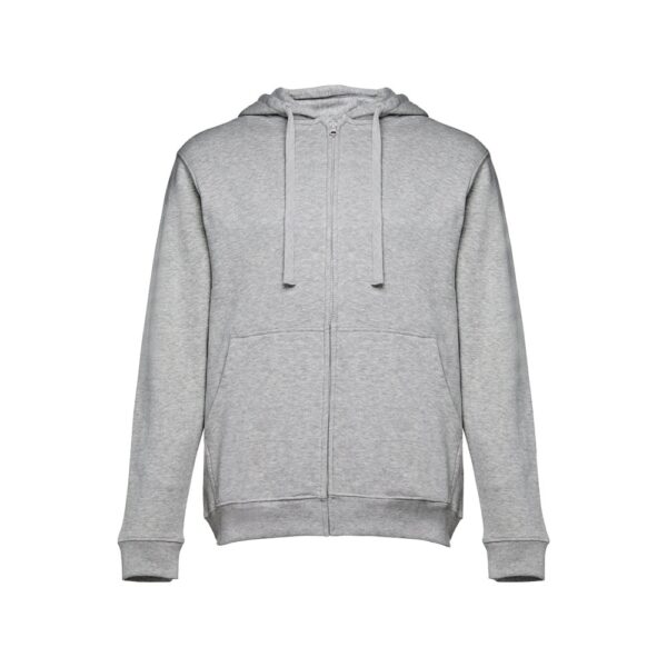 30161_183-a THC AMSTERDAM. Men's hoodie in cotton and polyester with full zip