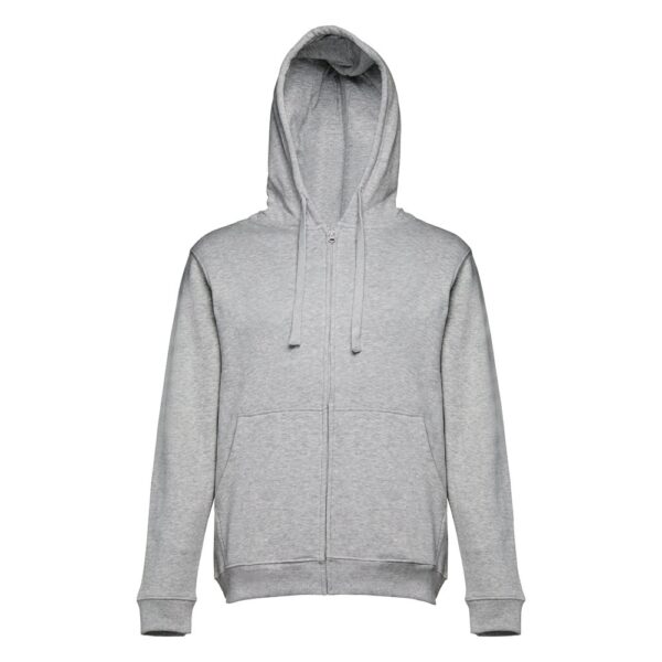 30161_183-d THC AMSTERDAM. Men's hoodie in cotton and polyester with full zip