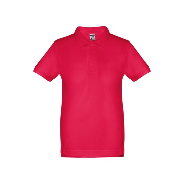 30173_105 THC ADAM KIDS. Kids short-sleeved 100% cotton piqué polo shirt unisex)